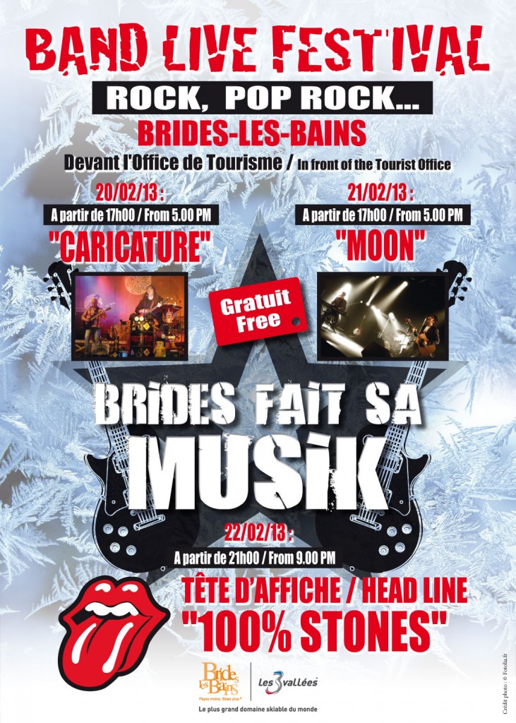 Affiche l50xH70cm au 1 2 Brides Fait sa MUSIK 731x1024 Brides fait sa muzik : Festival musical 2013