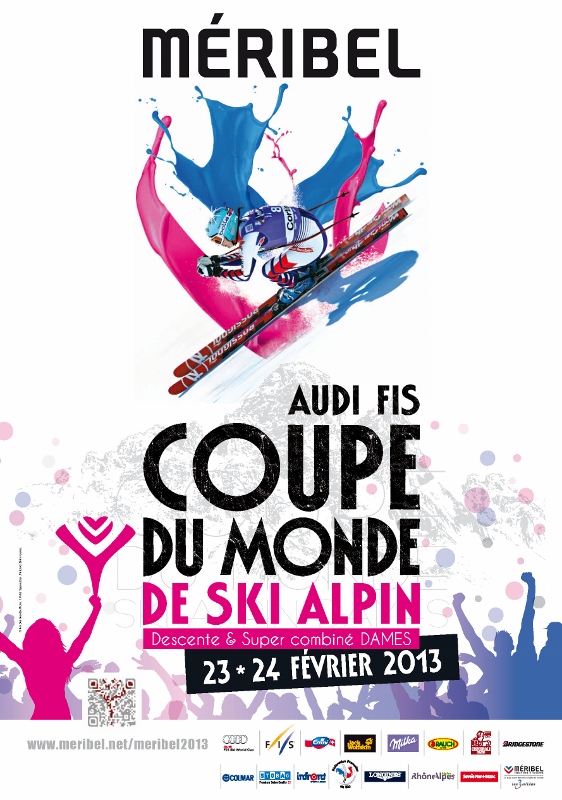AFFICHE Meribel 2013 562x800 Audi FIS Coupe du Monde Ski Alpin Dames 2013 à Méribel